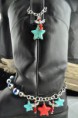 TURQUOISE START AND CRYSTAL ANGELS BOOT JEWELRY SET